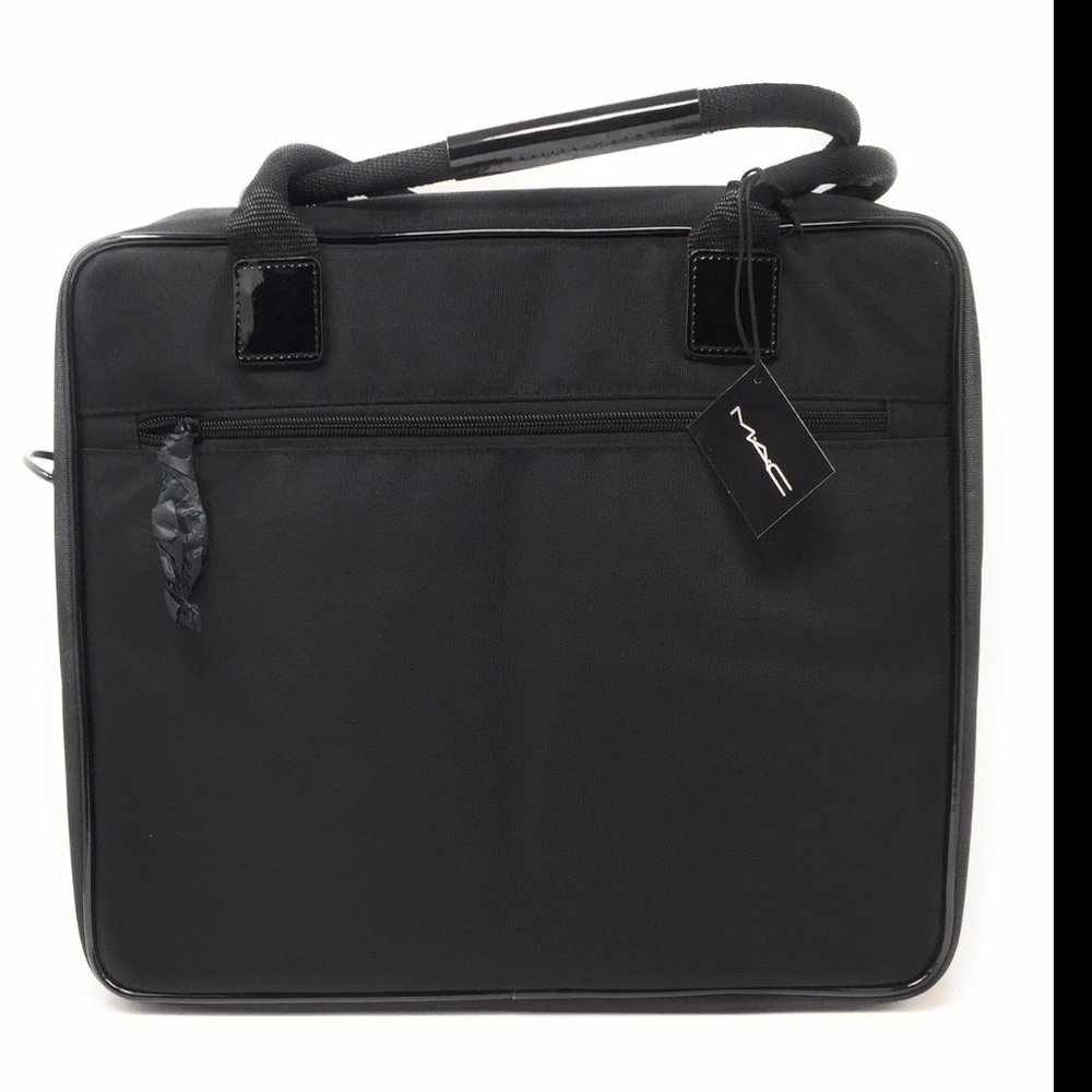Mac cosmetics pro travel case makeup bag with strap